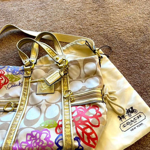 COACH multicolor medium to large size bag - Picture 5 of 5